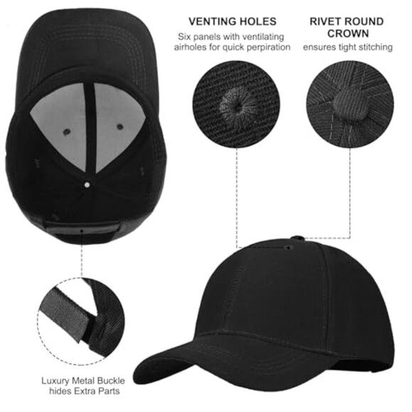 Classic Baseball Cap Adjustable Sport Hat Retro Chic Unisex Casual Wear main image 7